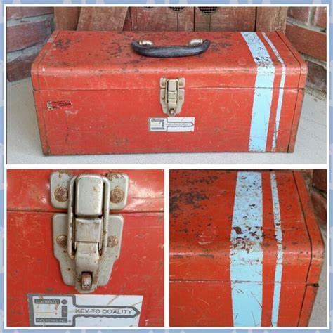 metal box waterloo|vintage waterloo metal tool box.